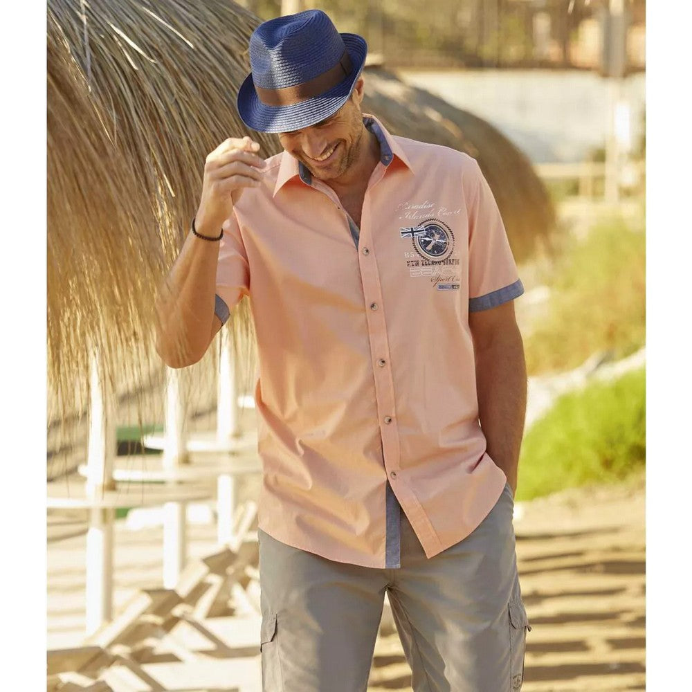 Coral - Lifestyle - Atlas For Men Mens Short-Sleeved Shirt