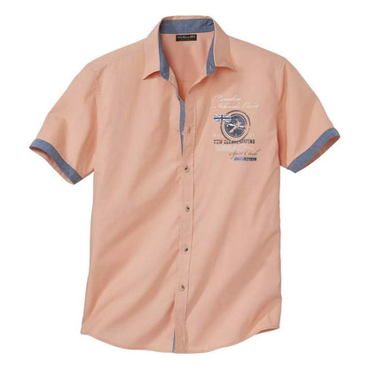Coral - Front - Atlas For Men Mens Short-Sleeved Shirt