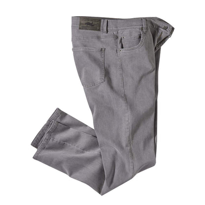 Grey - Front - Atlas For Men Mens Denim Jeans