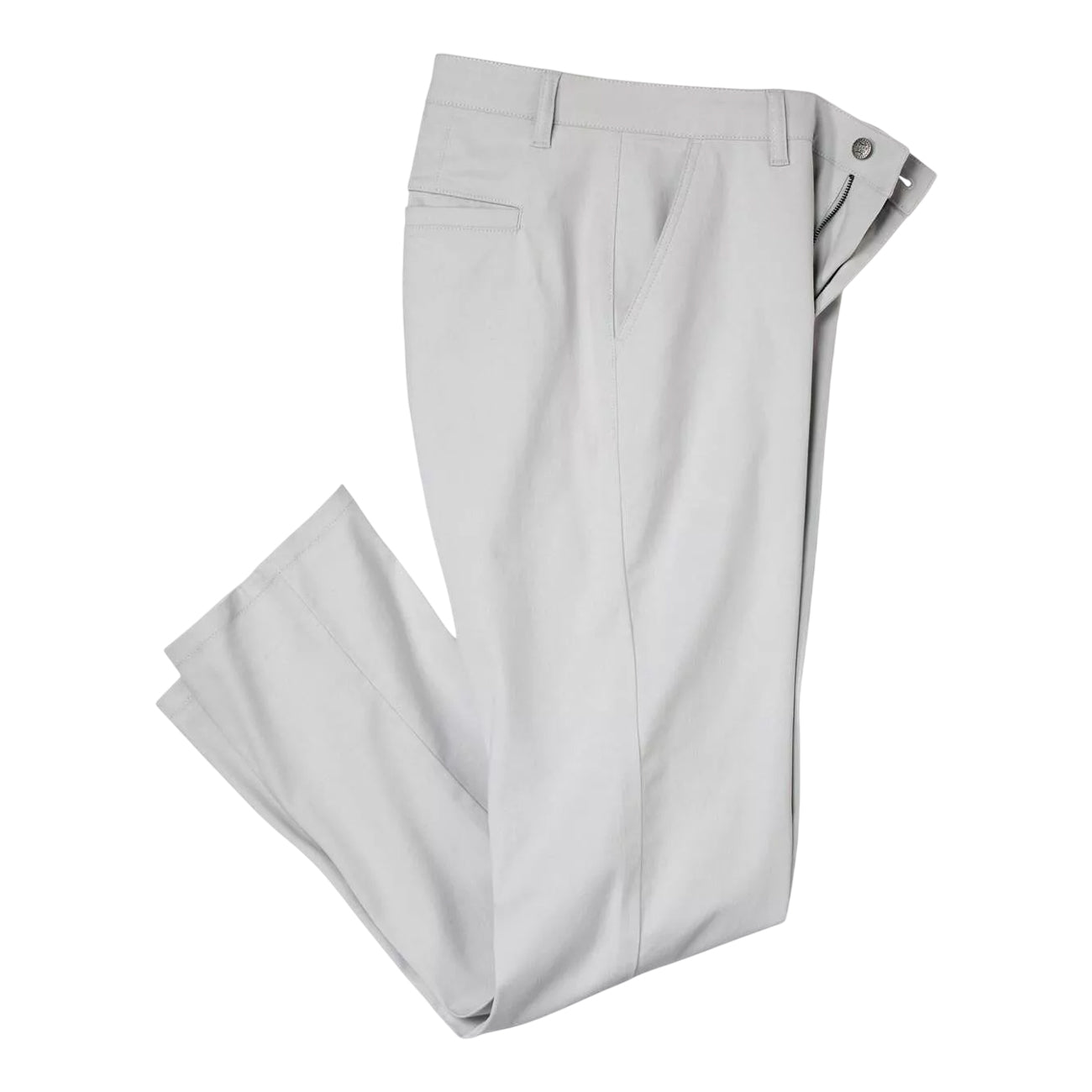 Grey - Front - Atlas For Men Mens Twill Stretch Chinos