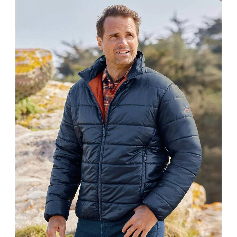Blue - Back - Atlas For Men Mens Lightweight Puffer Jacket