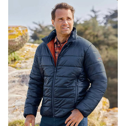 Blue - Back - Atlas For Men Mens Lightweight Puffer Jacket