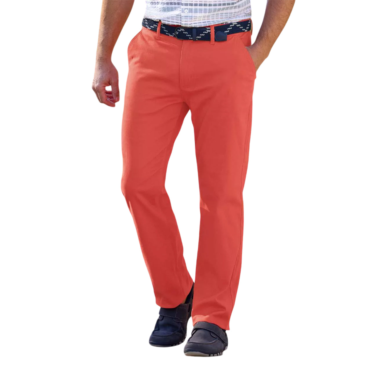 Coral - Back - Atlas For Men Mens Chinos