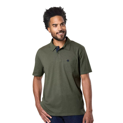 Khaki Green-Yellow-Navy - Lifestyle - Atlas For Men Mens Cotton Polo Shirt (Pack Of 3)