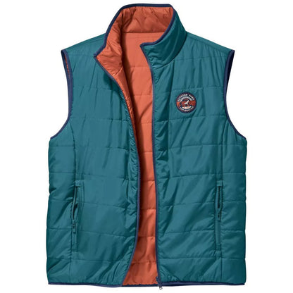 Pigeon Blue-Orange - Front - Atlas For Men Mens Reversible Padded Sleeveless Gilet