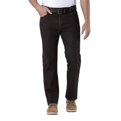 Black - Back - Atlas For Men Mens Regular Jeans