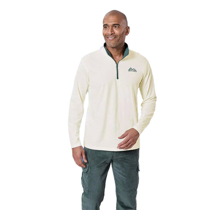 Green-White - Back - Atlas For Men Mens Jersey Quarter Zip Top (Pack of 2)