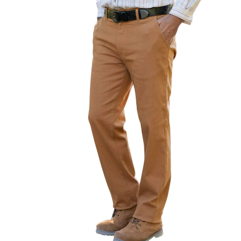 Light Brown - Back - Atlas For Men Mens Stretch Chinos