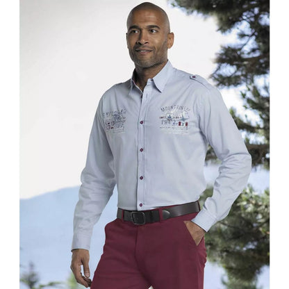 Sky Blue - Lifestyle - Atlas For Men Mens Pilot Shirt