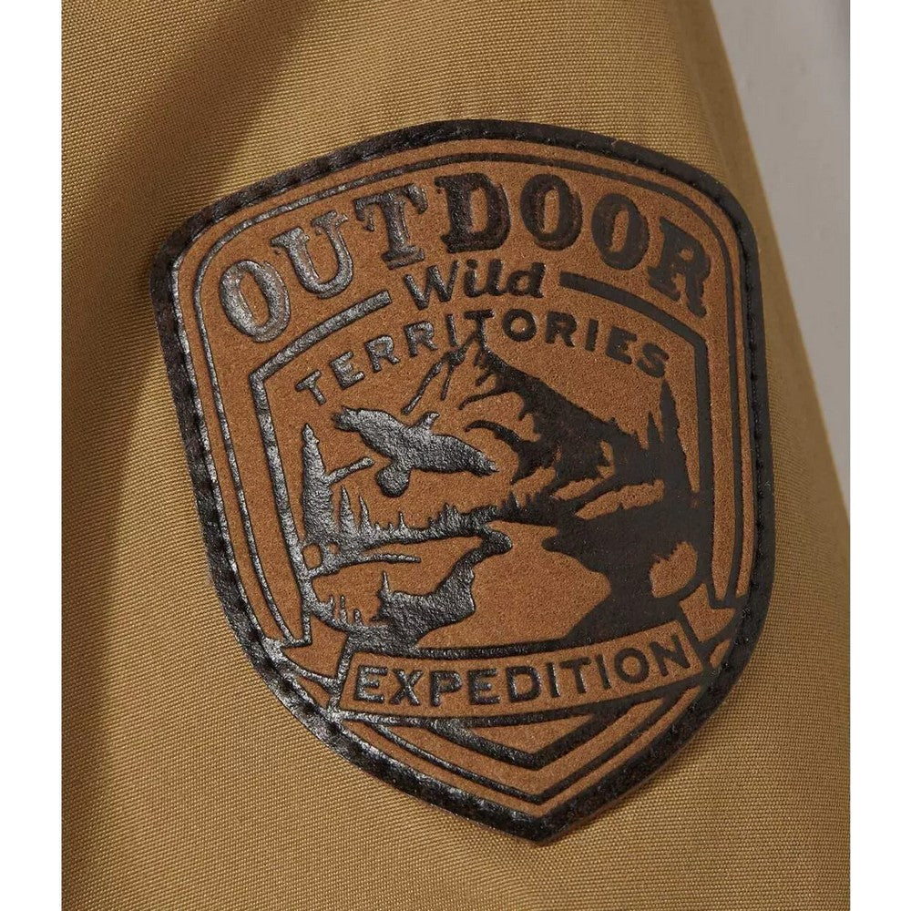 Ochre - Side - Atlas For Men Mens High Protection Water Repellent Parka