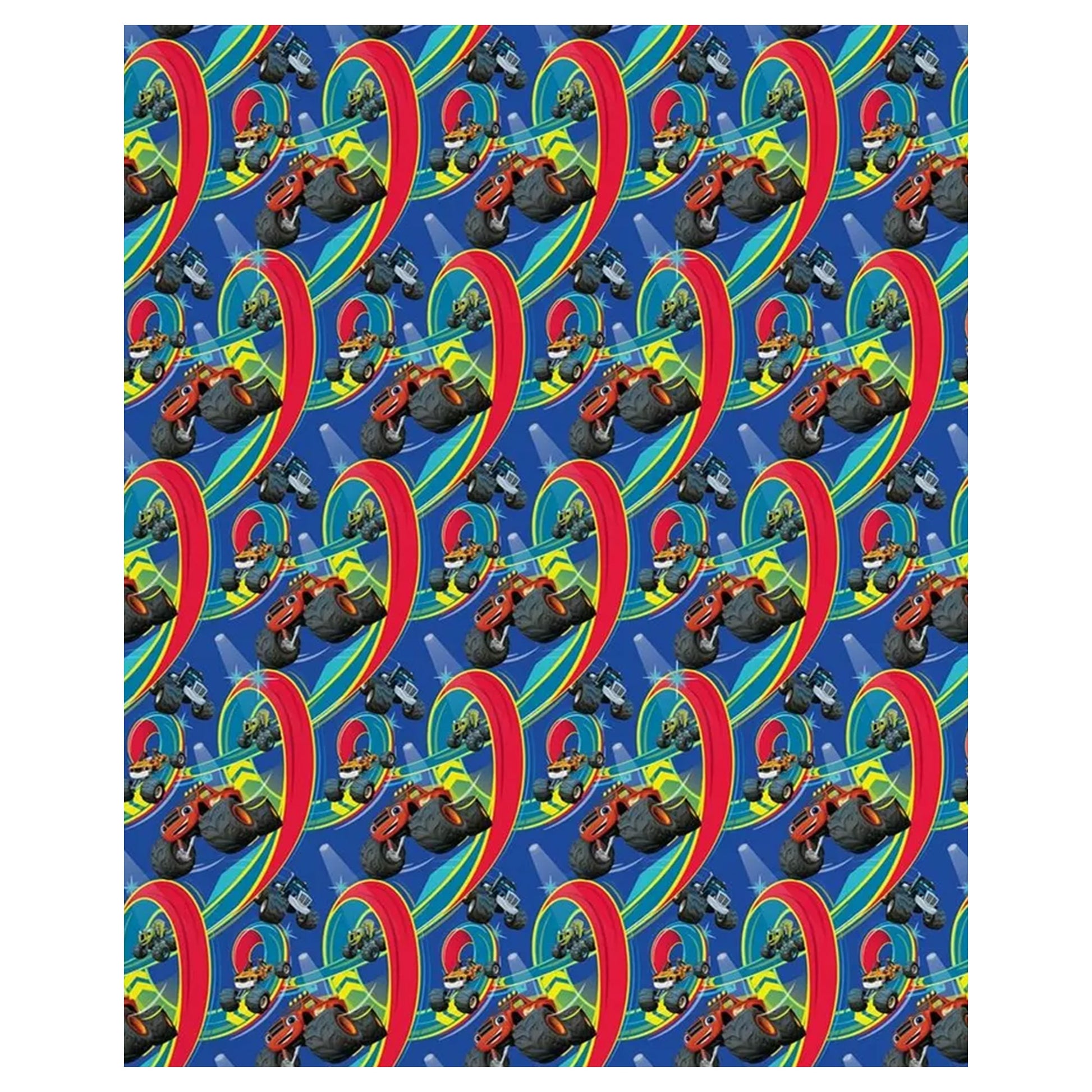 Blue-Red - Side - Blaze & The Monster Machines Blazing Duvet Cover Set
