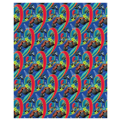 Blue-Red - Side - Blaze & The Monster Machines Blazing Duvet Cover Set