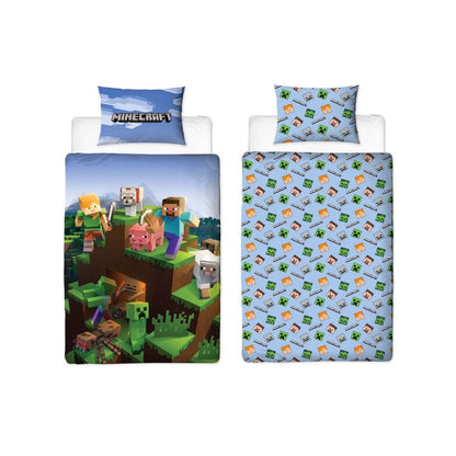 Green-Blue - Lifestyle - Minecraft Epic Duvet Cover Set