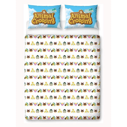 Multicoloured - Back - Animal Crossing Logo Duvet Cover Set
