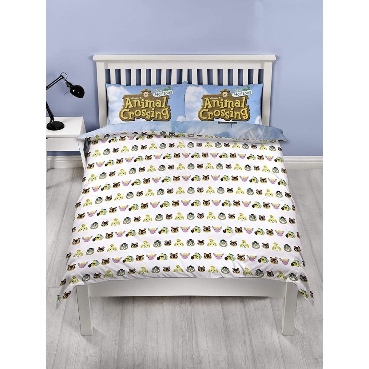 Multicoloured - Side - Animal Crossing Logo Duvet Cover Set