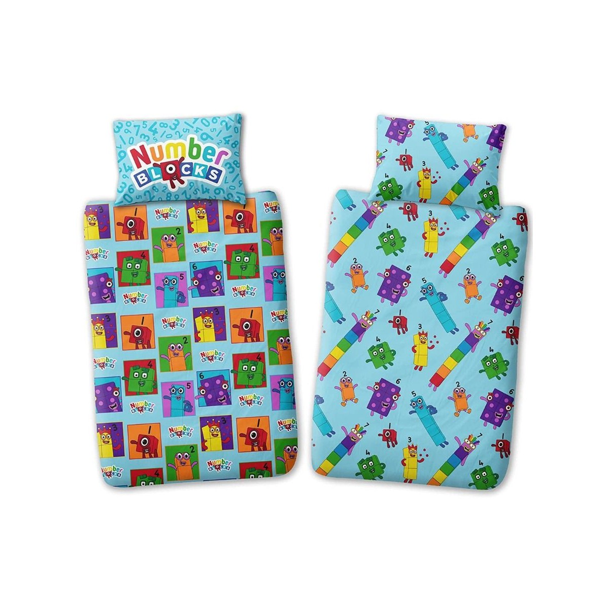 Multicoloured - Front - Numberblocks Meet The Number Blocks Duvet Cover Set