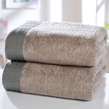 Natural - Front - Rapport Tidal Towel Bale Set (Pack of 2)
