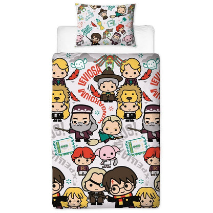 White - Side - Harry Potter Scene Duvet Cover Set