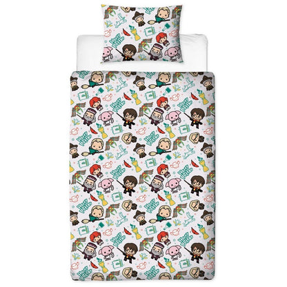 White - Lifestyle - Harry Potter Scene Duvet Cover Set
