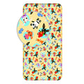 Pale Yellow - Side - Bing Bunny Cotton Fitted Sheet