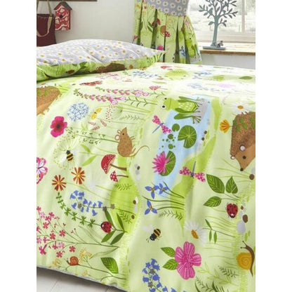 Green - Back - Kids Club Bluebell Woods Duvet Cover Set