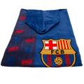 Red-Blue - Back - Barcelona FC Childrens-Kids Crest Hooded Towel