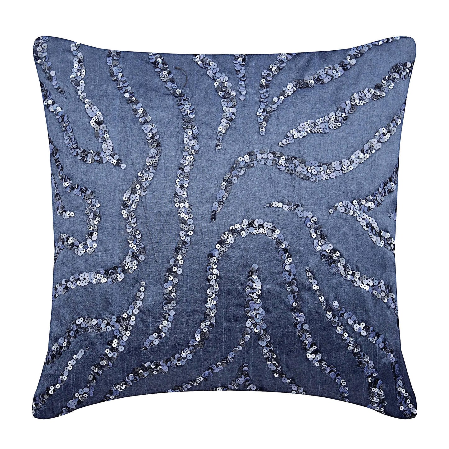 Midnight Blue - Front - Arthouse Sequin Cushion