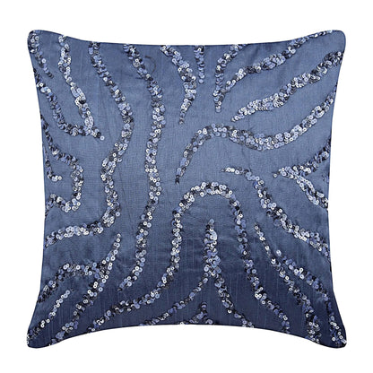 Midnight Blue - Front - Arthouse Sequin Cushion
