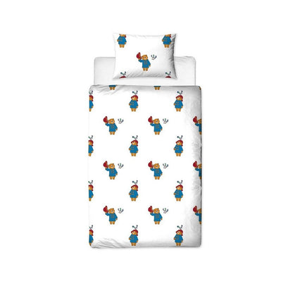 Multicoloured - Back - Paddington Bear Friends Reversible Duvet Cover Set