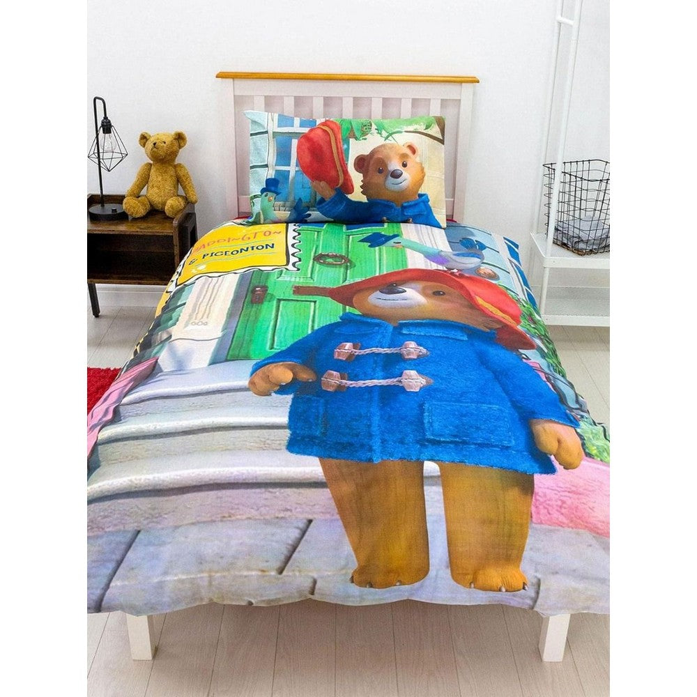 Multicoloured - Lifestyle - Paddington Bear Friends Reversible Duvet Cover Set