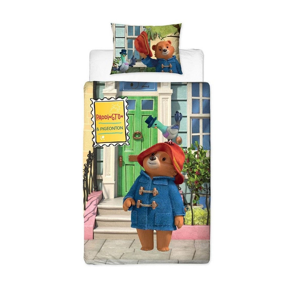 Multicoloured - Front - Paddington Bear Friends Reversible Duvet Cover Set