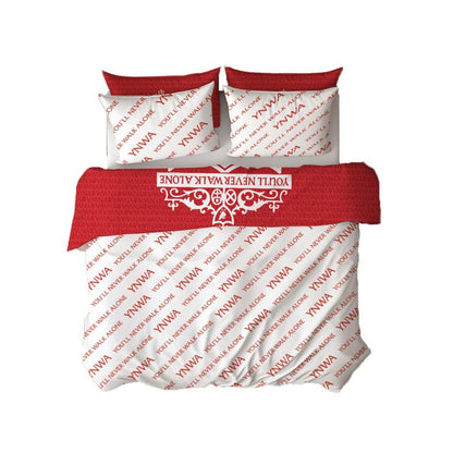 Red-White - Side - Liverpool FC Tone Duvet Cover Set