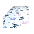 White-Purple-Pink - Back - Lilo & Stitch Fitted Sheet