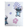 White-Purple-Pink - Side - Lilo & Stitch Fitted Sheet