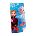 Blue - Back - Frozen II Cotton Beach Towel