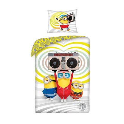 Multicoloured - Front - Despicable Me Stereo Minions Duvet Cover Set