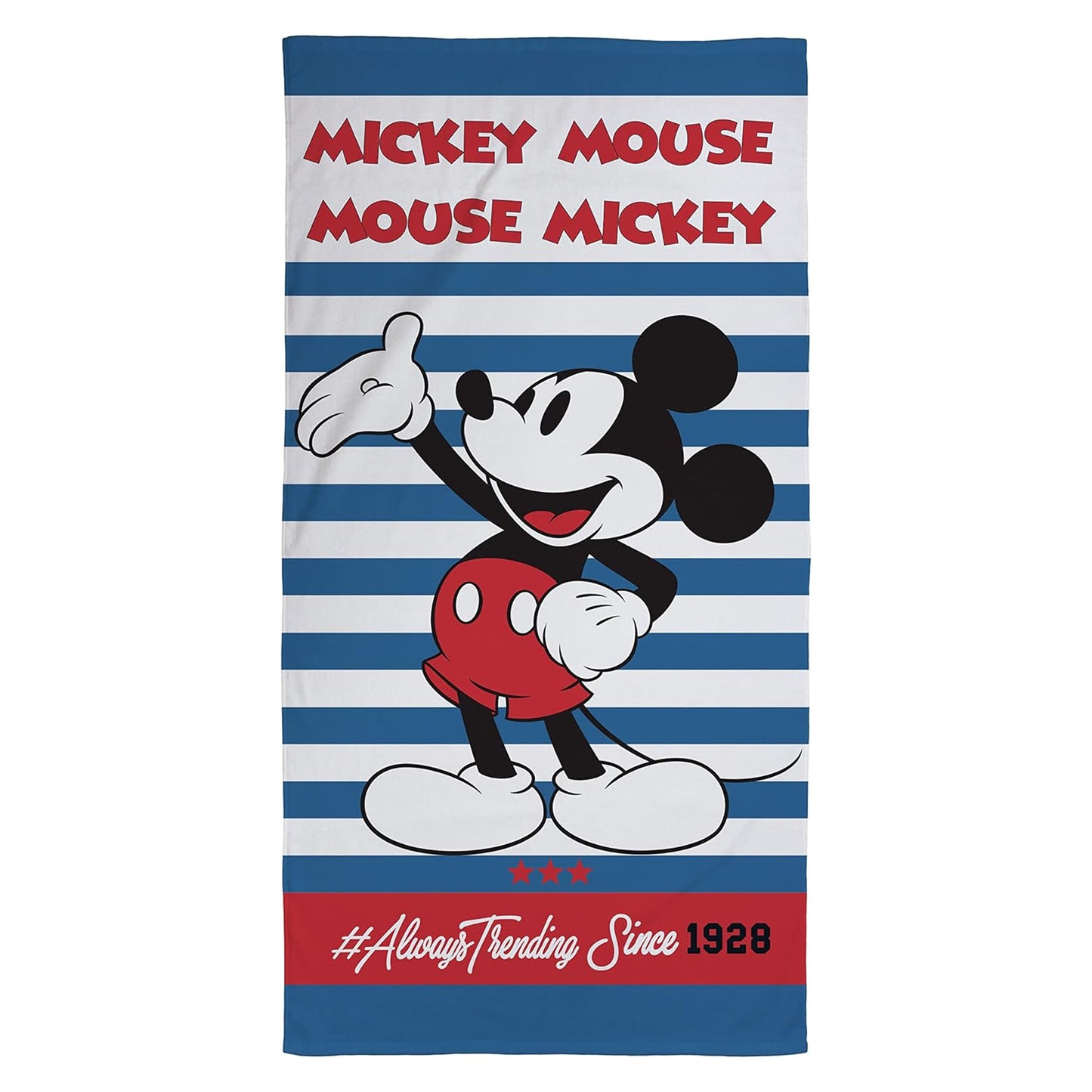 Multicoloured - Front - Disney Trendsetter Mickey Mouse Towel