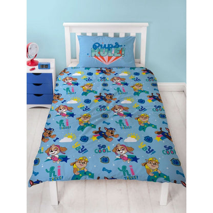Blue - Back - Paw Patrol Cool Duvet Cover Set