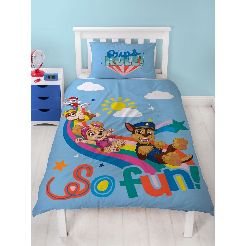 Blue - Side - Paw Patrol Cool Duvet Cover Set