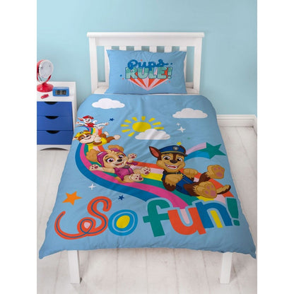 Blue - Side - Paw Patrol Cool Duvet Cover Set