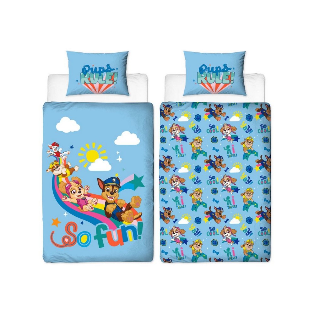Blue - Front - Paw Patrol Cool Duvet Cover Set