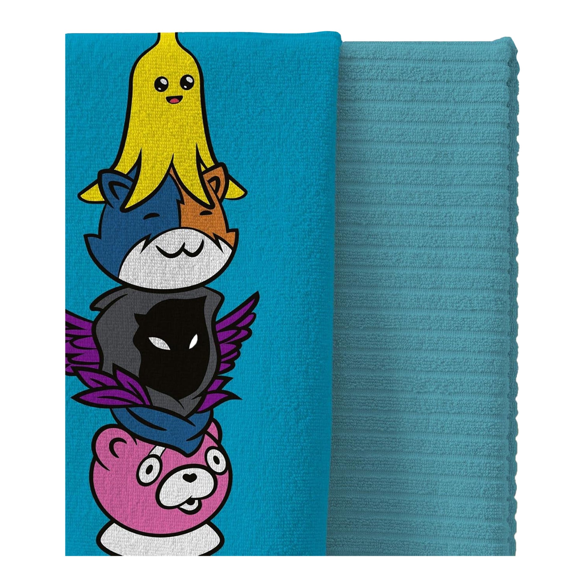 Blue - Side - Fortnite Peely Beach Towel