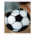 White-Black - Front - Catherine Lansfield It´s A Goal Football Rug