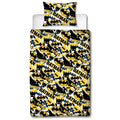 Blue-Yellow-Black - Back - Batman Camo Duvet Cover Set