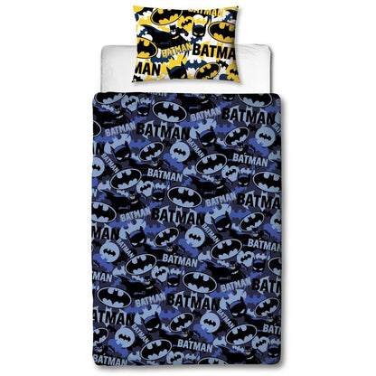 Blue-Yellow-Black - Front - Batman Camo Duvet Cover Set