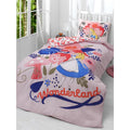 Pink-White-Blue - Side - Alice In Wonderland Duvet Cover Set