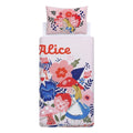 Pink-White-Blue - Front - Alice In Wonderland Duvet Cover Set