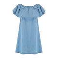 Chambray Blue - Front - Animal Senorita Woven Dress