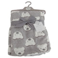 Grey - Front - Snuggle Baby Bear Face Baby Wrap