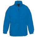 Royal - Close up - B&C Childrens Sirocco Lightweight Jacket - Childrens Jackets